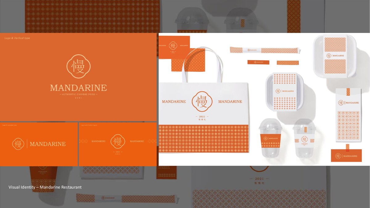 Mandarine Restaurant — Visual Identity
